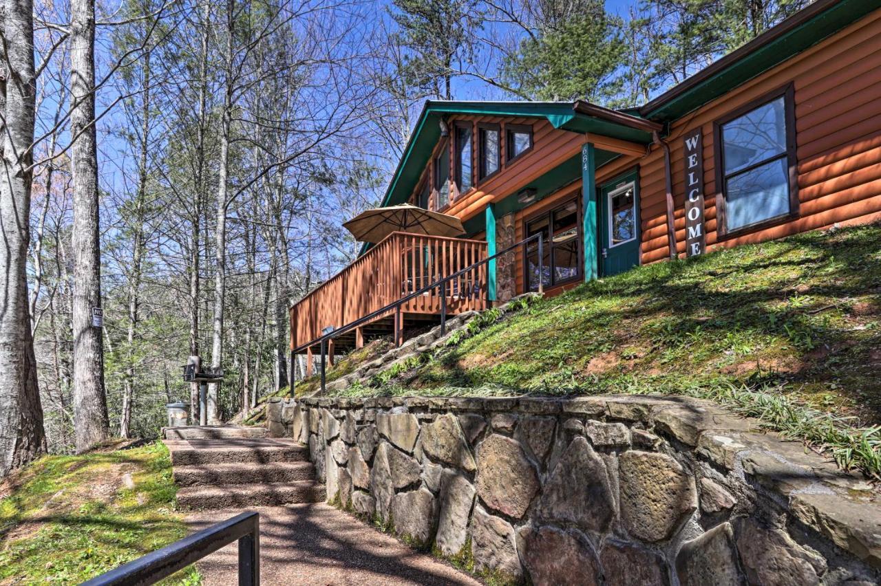 Smoky Mountain Cabin 4 Acres, 3 Mi To Гатлінбург Екстер'єр фото